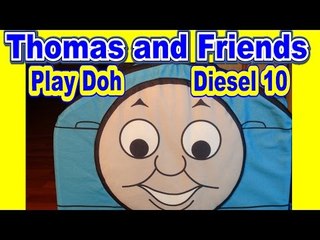 Thomas and Friends Diesel 10 from Play Doh and some Goats