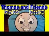 Thomas and Friends Diesel 10 from Play Doh and some Goats