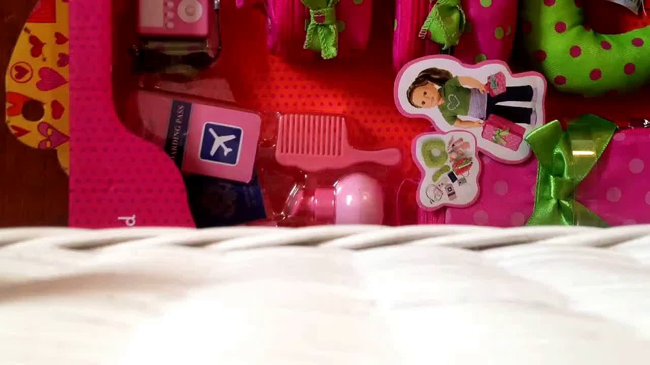 Our generation doll luggage and travel set for American Girl Dolls