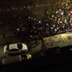 Banderazo para la selección peruana captado por Yordy Reyna