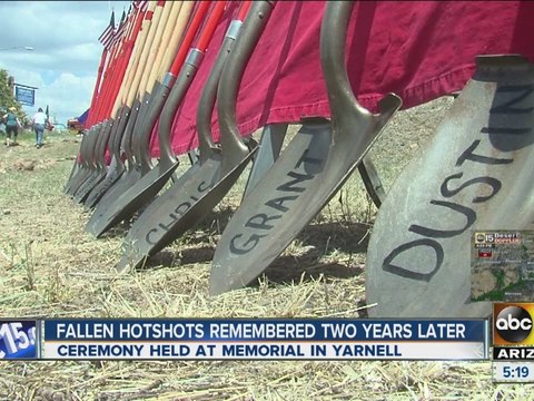 Granite Mountain Hotshots remembered 2 years after perishing in wildfire