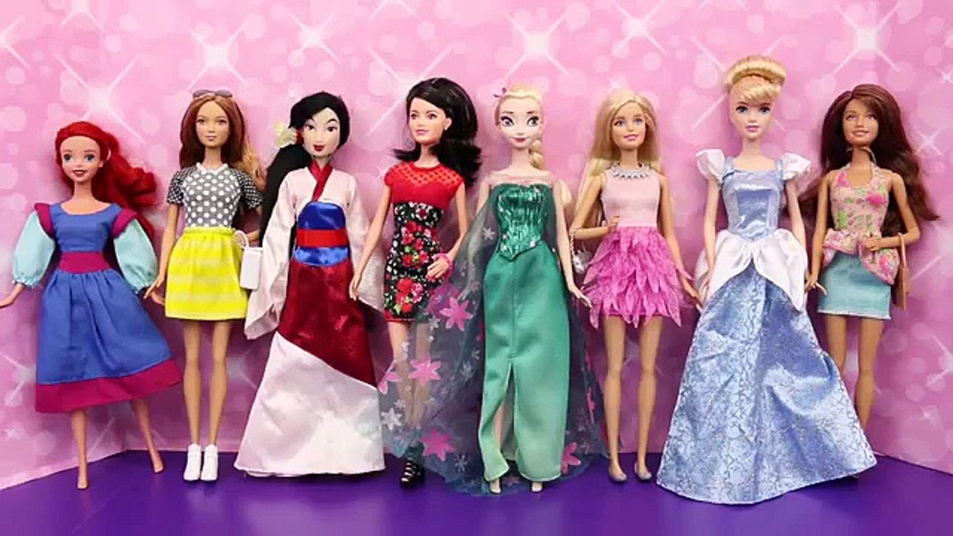 Barbie FASHION SHOW Disney Princess Dolls, Frozen Elsa Anna and Spiderman  Parody, Barbie Goes CRAZY - video Dailymotion
