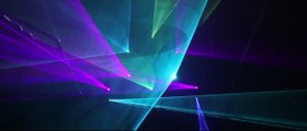 Kam laser lighting show featuring iLink and XY Lasers - affordable lighting FX!
