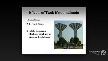 Effects of Tanks if not Maintain