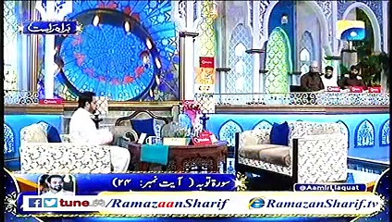 11th Sehar Aghaz e Sehar and Ishq main Rang Jao  in Ramzan Sharif 29-6-2015 on Geo Tv