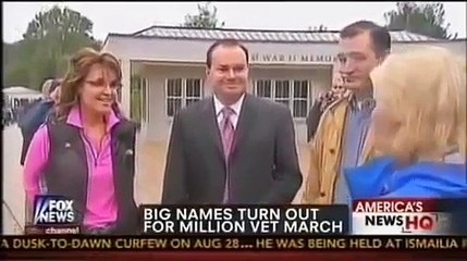 Palin, Cruz, and Lee at the WWII Memorial protest (10-13-13)