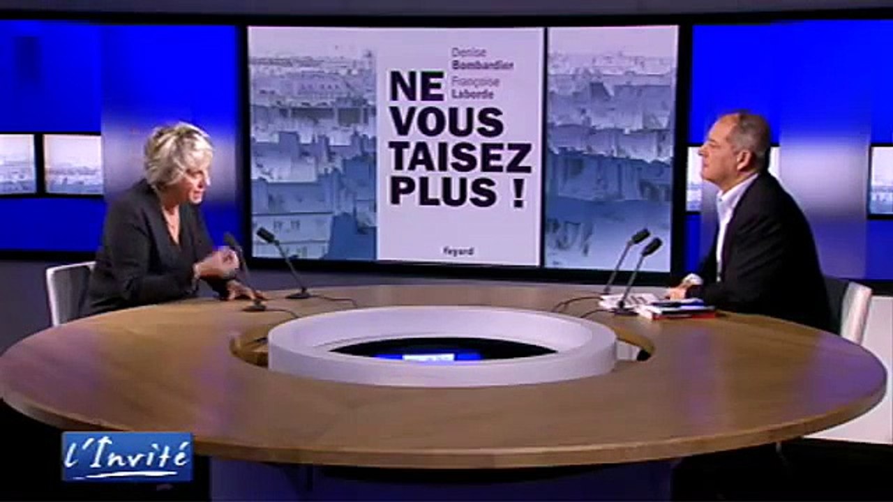 Denise Bombardier:  "Anne Sinclair n'est pas un exemple à suivre pour les femmes"