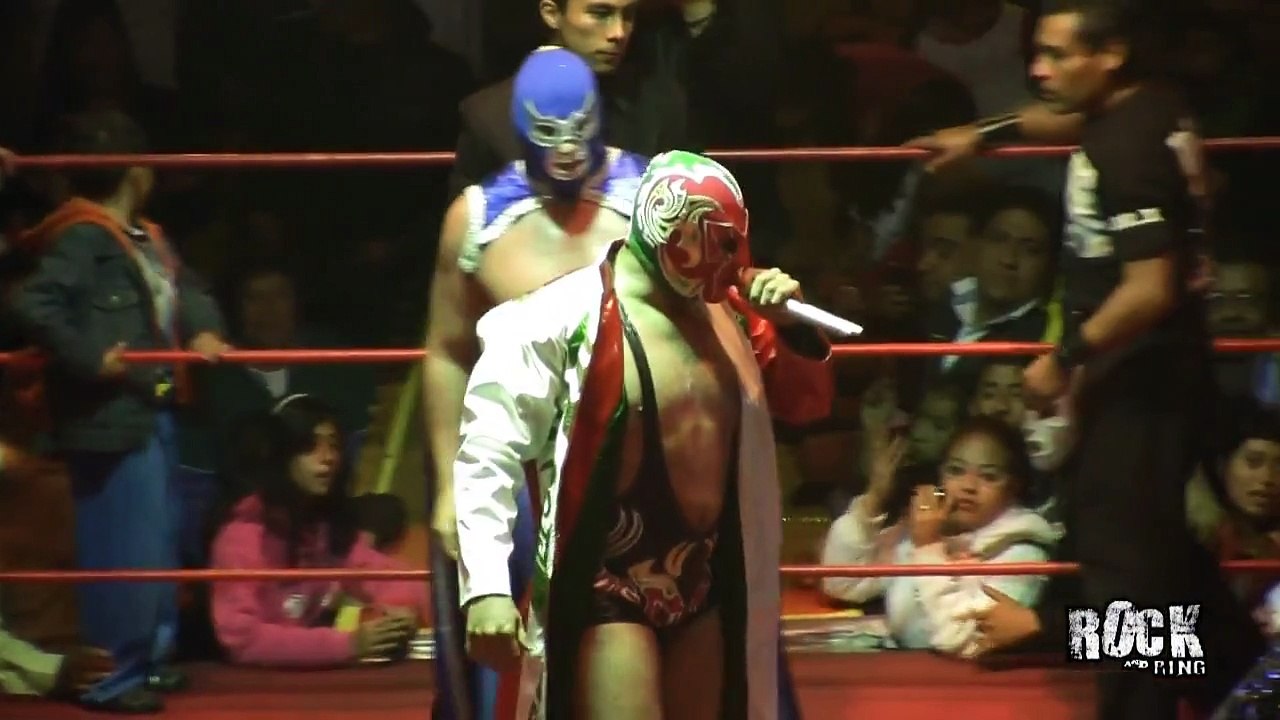 Arena Neza. Blue Demon Jr y Dr. Wagner Jr. Vs Solitario Jr. y Rayo de Jalisco Jr. 3