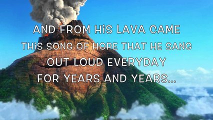 Disney Pixar's "Lava" Short Film (karaoke Instrumental w/ Lyrics).