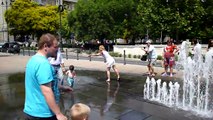 Волшебный фонтан в Будапеште A magic fountain in Budapest Szabadsag ter