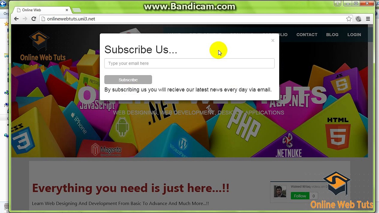 Online Web Tutorials  In Urdu Into about new task Part 14