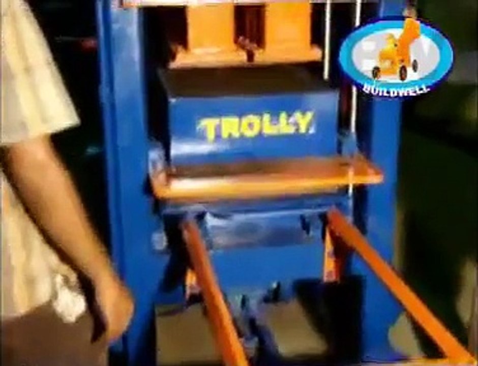 FLYASH BRICK MAKING MACHINE "BUILDWELL" SEMI AUTOMATIC BRICKS MAKING MACHINE - BW/124