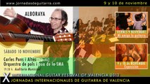 X Jornadas Internacionales de Guitarra de Valencia. 2012