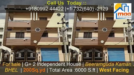 G+2 Independent House For Sale In  BHEL , Ashok Nagar, hyderabad