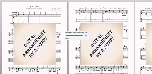 Chi Mai (E.Morricone) Sheet music for guitar