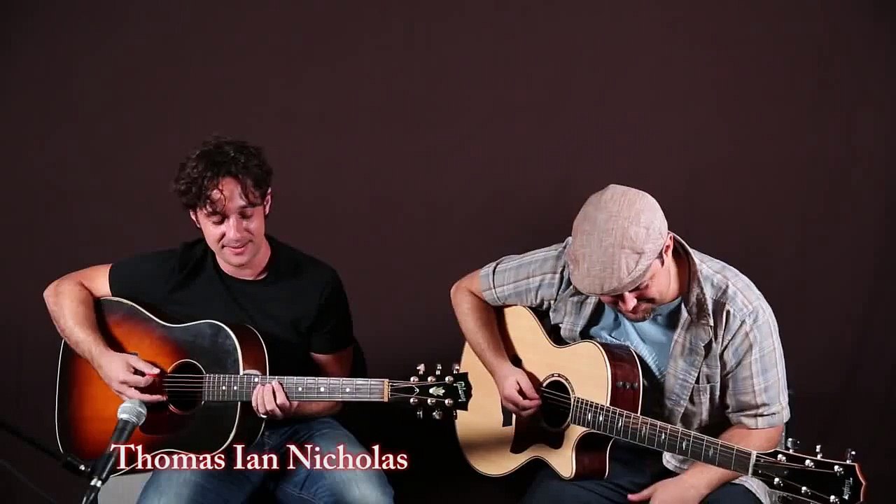 Foo Fighters - Everlong - Acoustic Cover by Thomas Ian Nicholas w Marty Schwartz