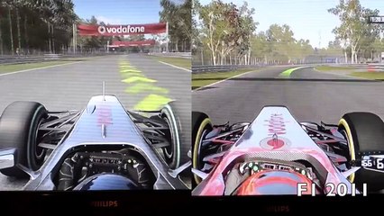 F1 2010 vs F1 2011