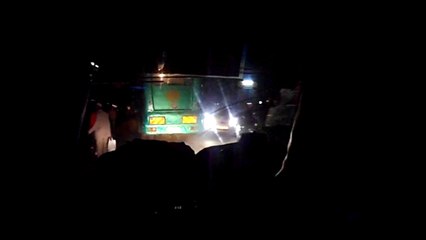 Riding a "mutatu" bus in Nairobi, Kenya