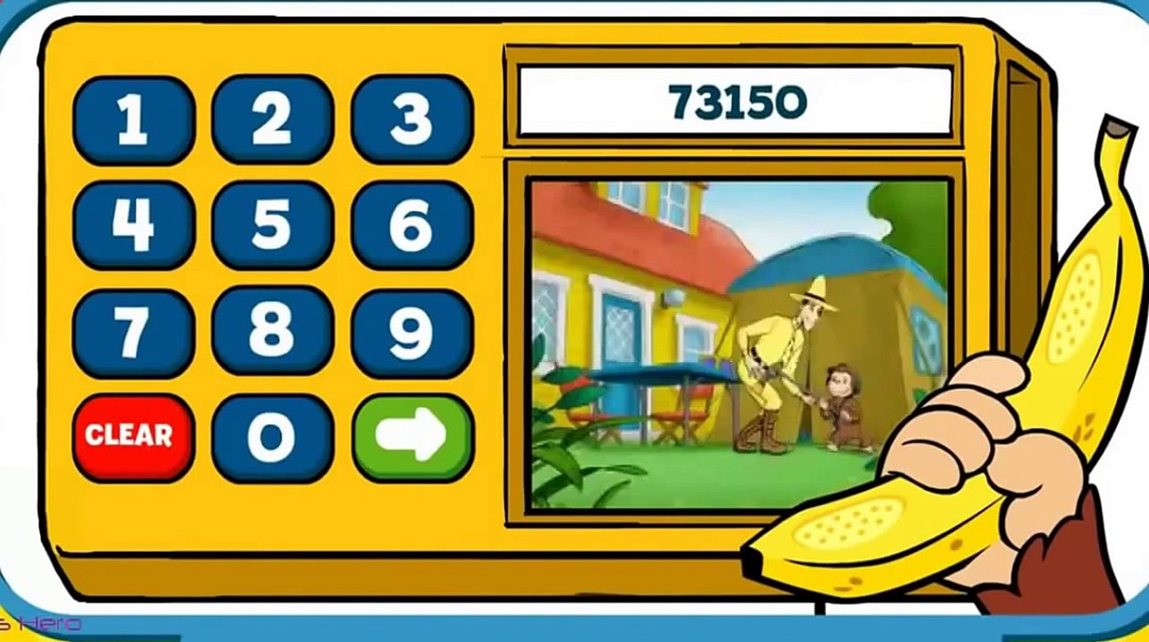 Curious George Learn Numbers Educational Cartoon Game [HD] 2015