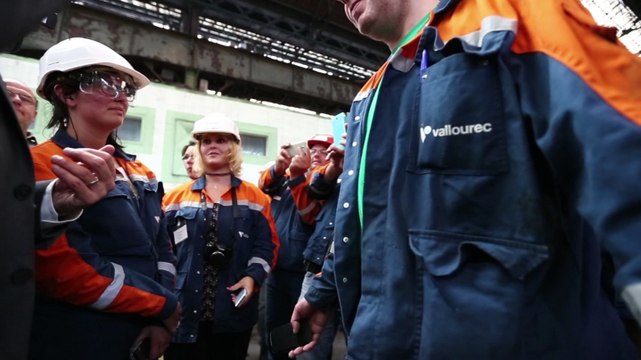 Emmanuel Macron à Vallourec Aulnoye-Aymeries: Vous n'êtes pas en train de nous endormir?