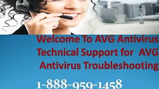 1 888 959 1458Avg Antivirus tech support Number