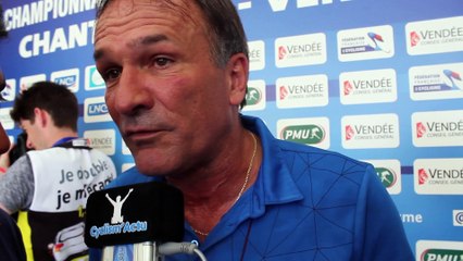 Championnats de France 2015 - Stéphane Javalet : "Objectif, garder Steven Tronet"