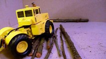 Forstausrüstung am RC Traktor - RC tractor with timber grab - Kirovec