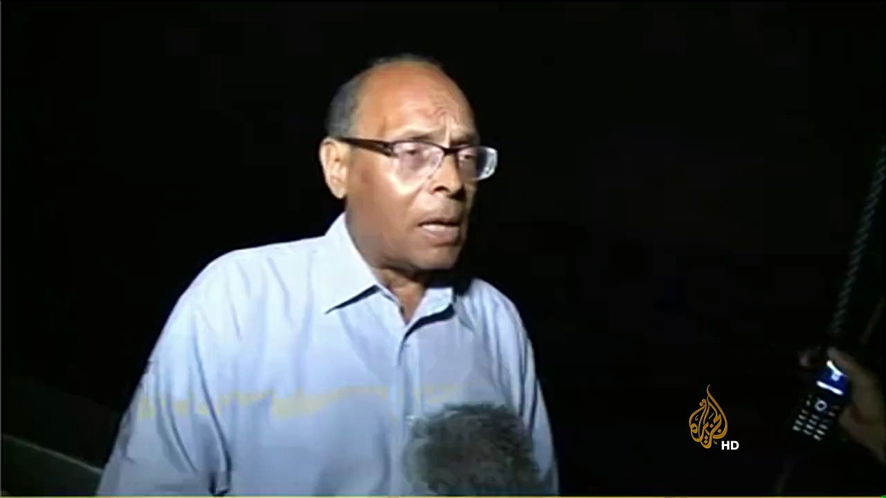 حصري ؛ آخر تصريح للدكتور المرزوقي قبل إنقطاع الإتصال به قبالة سواحل غزة بعد إختطاف السفينة من قبل الاسرائليين