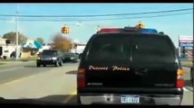 Citizen's Arrest: Citizen tries to stop police officer for not wearing his seatbelt