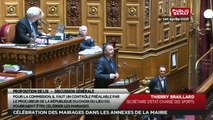 Proposition de loi tendant à permettre la célébration de mariages dans des annexes de la mairie - En séance