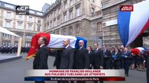 François Hollande rend hommage aux policiers tués dans les attentats - Evénements