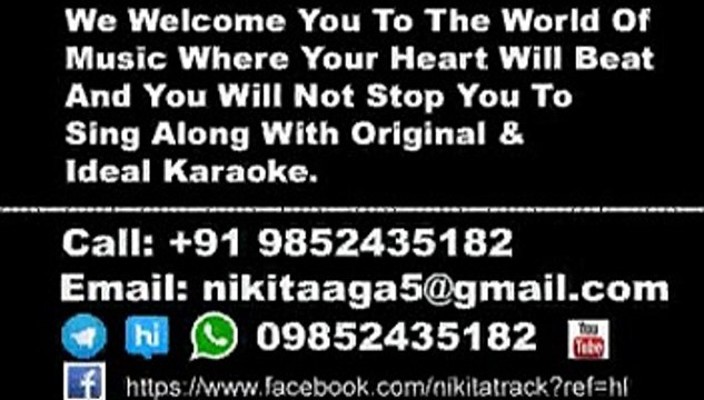 Zindagi Zinda Dili Ka Ka Naam Hai - Karaoke - Zinda Dil - Mohammed Rafi