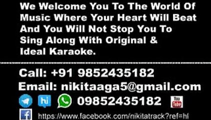 Zindagi Zinda Dili Ka Ka Naam Hai - Karaoke - Zinda Dil - Mohammed Rafi