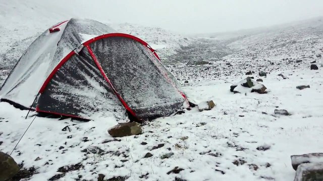 Stok kangri base camp snow fall leh ladakh