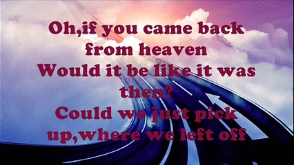 Lorrie Morgan - If You Came Back From Heaven (Lyrics On Screen)
