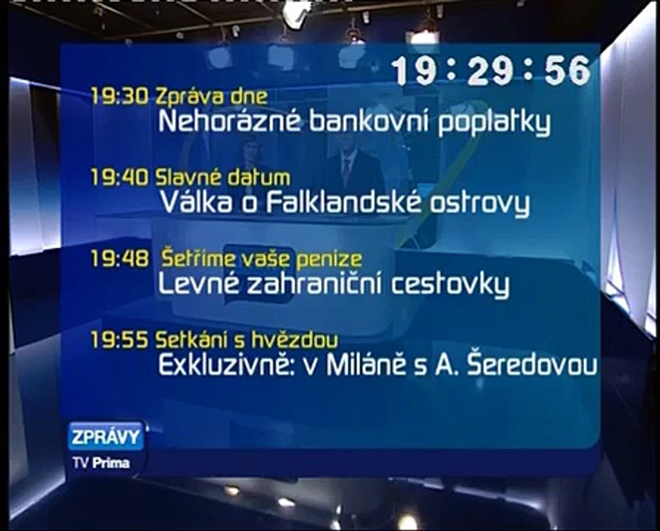 1 Zpravy Znelka Prima 1st News Ident 2008 Video Dailymotion