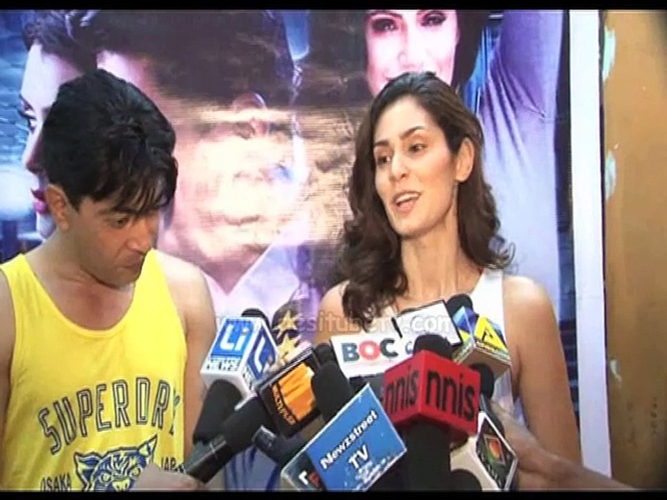 Brazilian Beauty Bruna Abdullah Doing Promotional Song For The Movie 'Four Pillars of Basement'