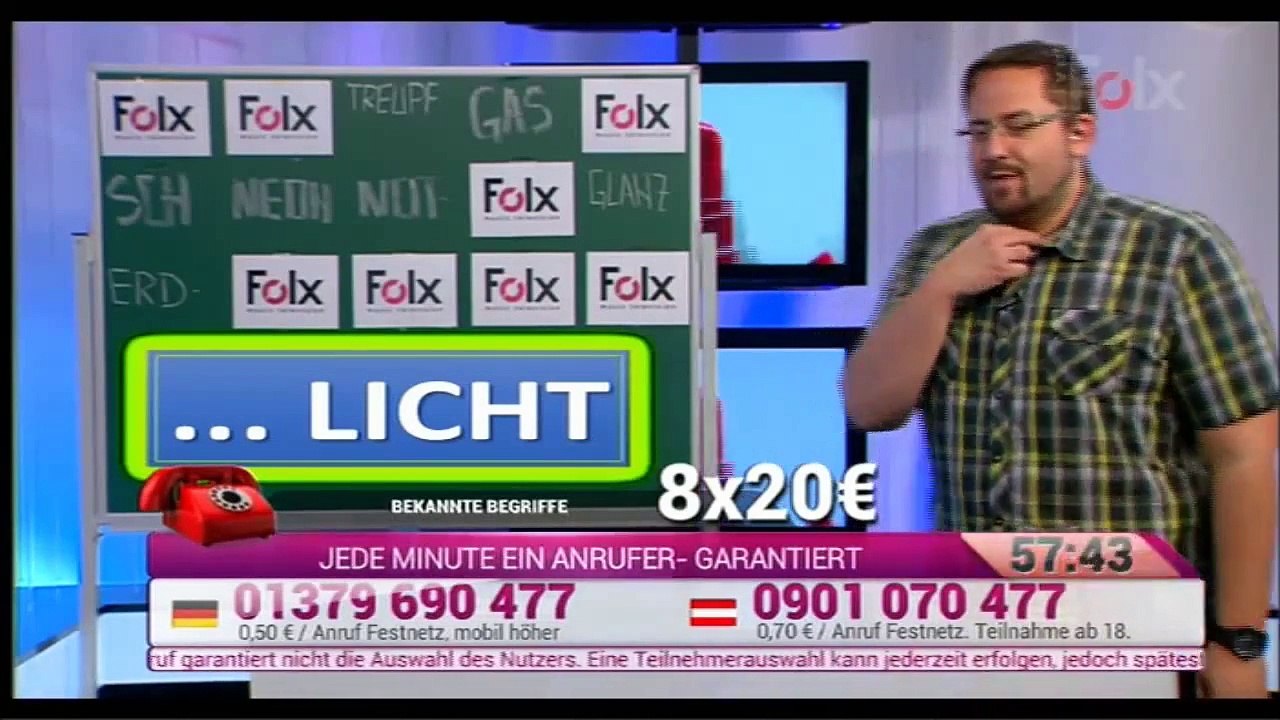 Folx Quiz: Andre Dossi singt (04.01.2015)