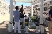 Ortega Cano visita la tumba de Rocío Jurado