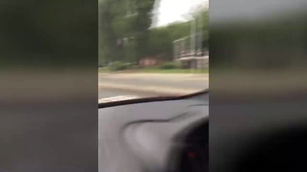 Reckless driver on the road