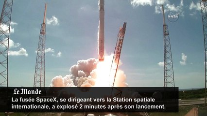 Explosion de la fusée SpaceX