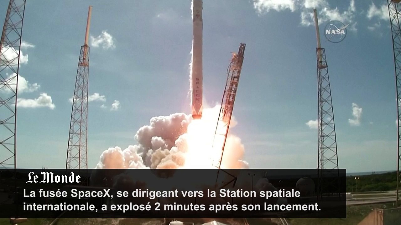 Explosion de la fusée SpaceX