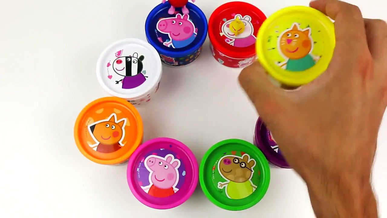 Peppa Pig Cans Play Doh Surprise Eggs doug toys Angry Birds Egg