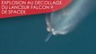 Explosion du lanceur Falcon 9 de SpaceX