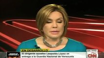 El opositor Leopoldo López se entrega en Venezuela