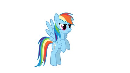 Rainbow Dash that's crazy talk animation test