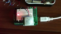 Arduino with Parallax motion sensor