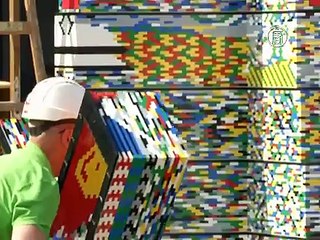 Самая высокая башня из Lego построена в Милане