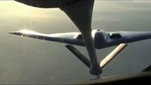 Refueling a Northrop Grumman B-2 Spirit Mid-Flight
