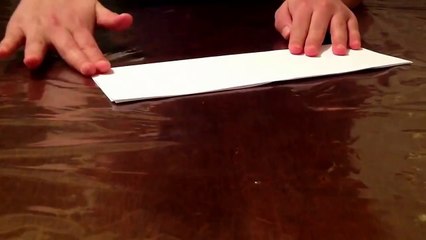 How To Make a Paper Boomerang HD